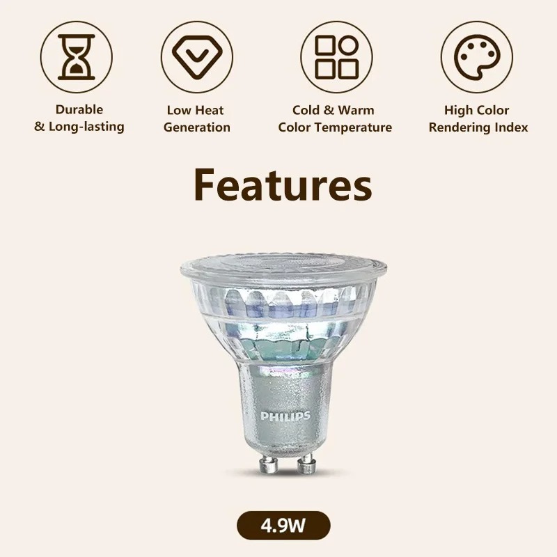 Philips GU10 PAR16 Essential C - Philips Bulb Led Classic incelemesi ve fiyatı