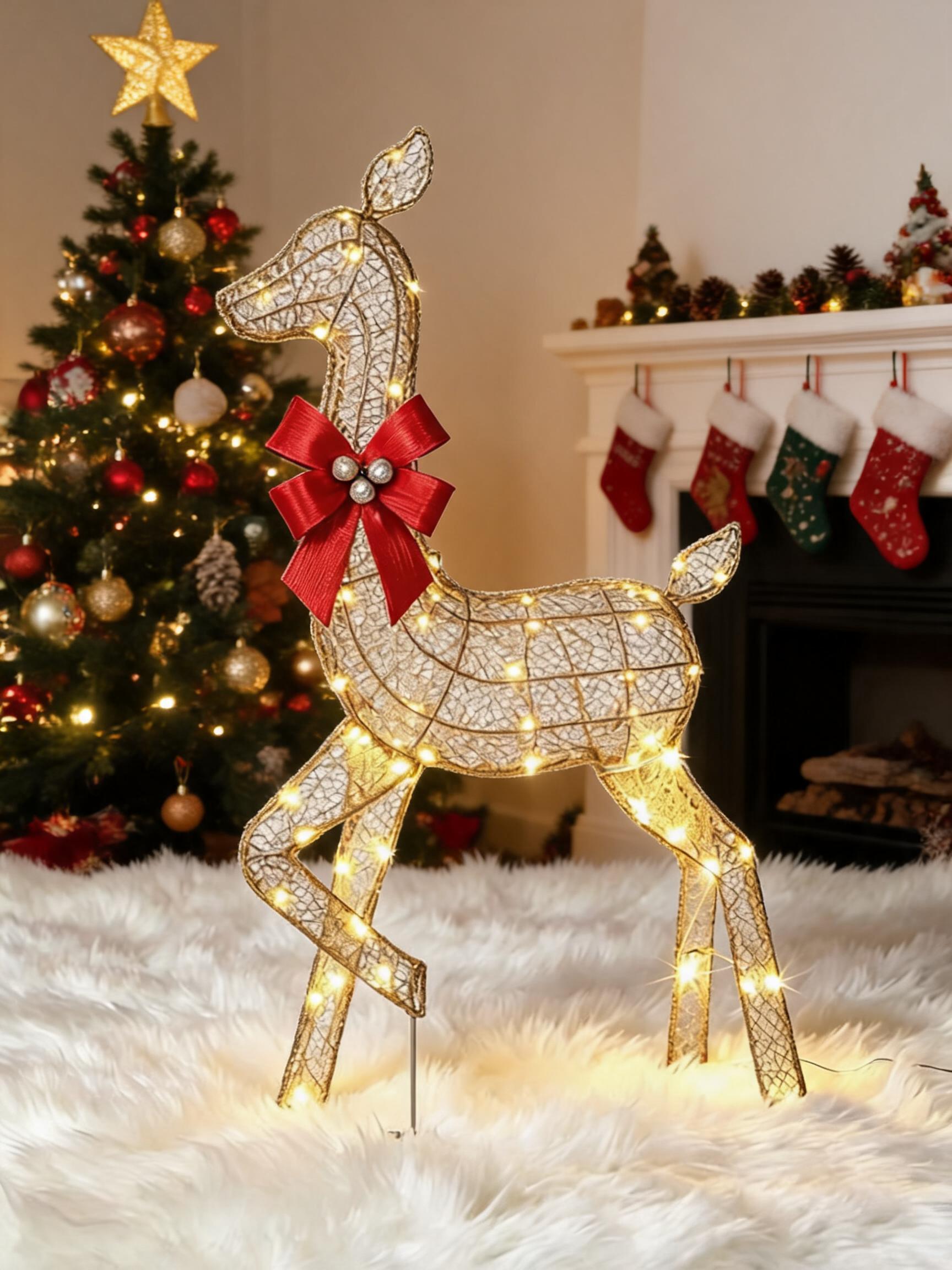3 Parçalı Işıklı Noel Geyiği A - Up Lighting Decor incelemesi ve fiyatı