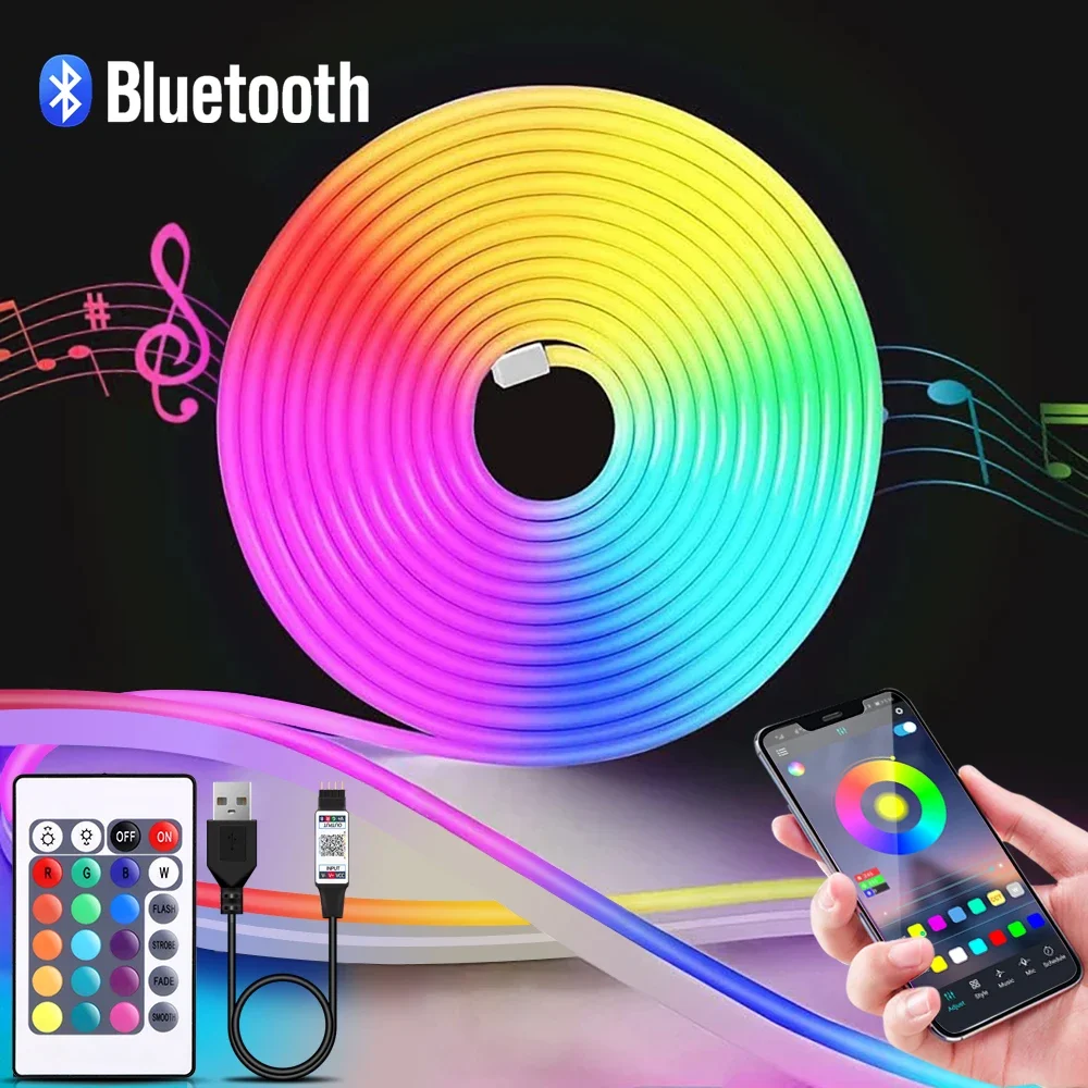 1-5m RGB LED Neon Şerit Işık 5 - Lighting Decoration Ideas incelemesi ve fiyatı